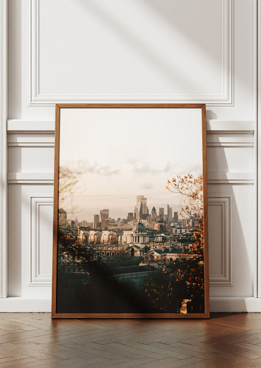 Autumn's Embrace Over London