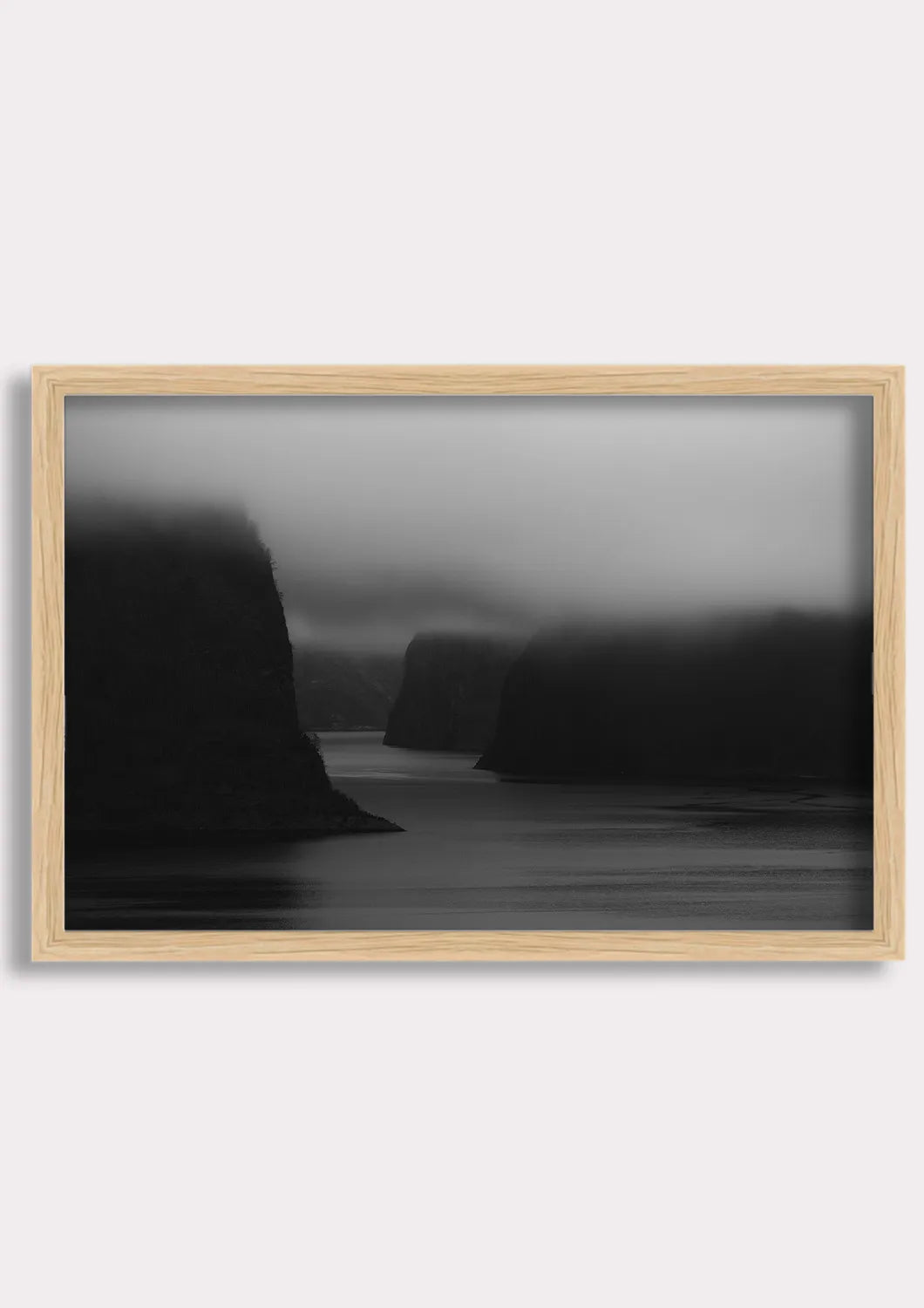 Fjords in Monochrome