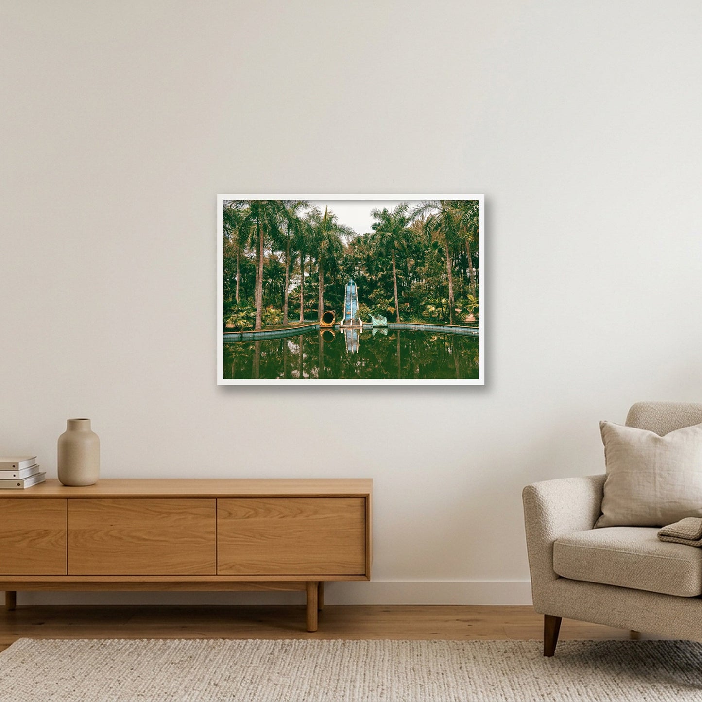 Forgotten Kingdom — 84×59cm, 33×23" White Frame