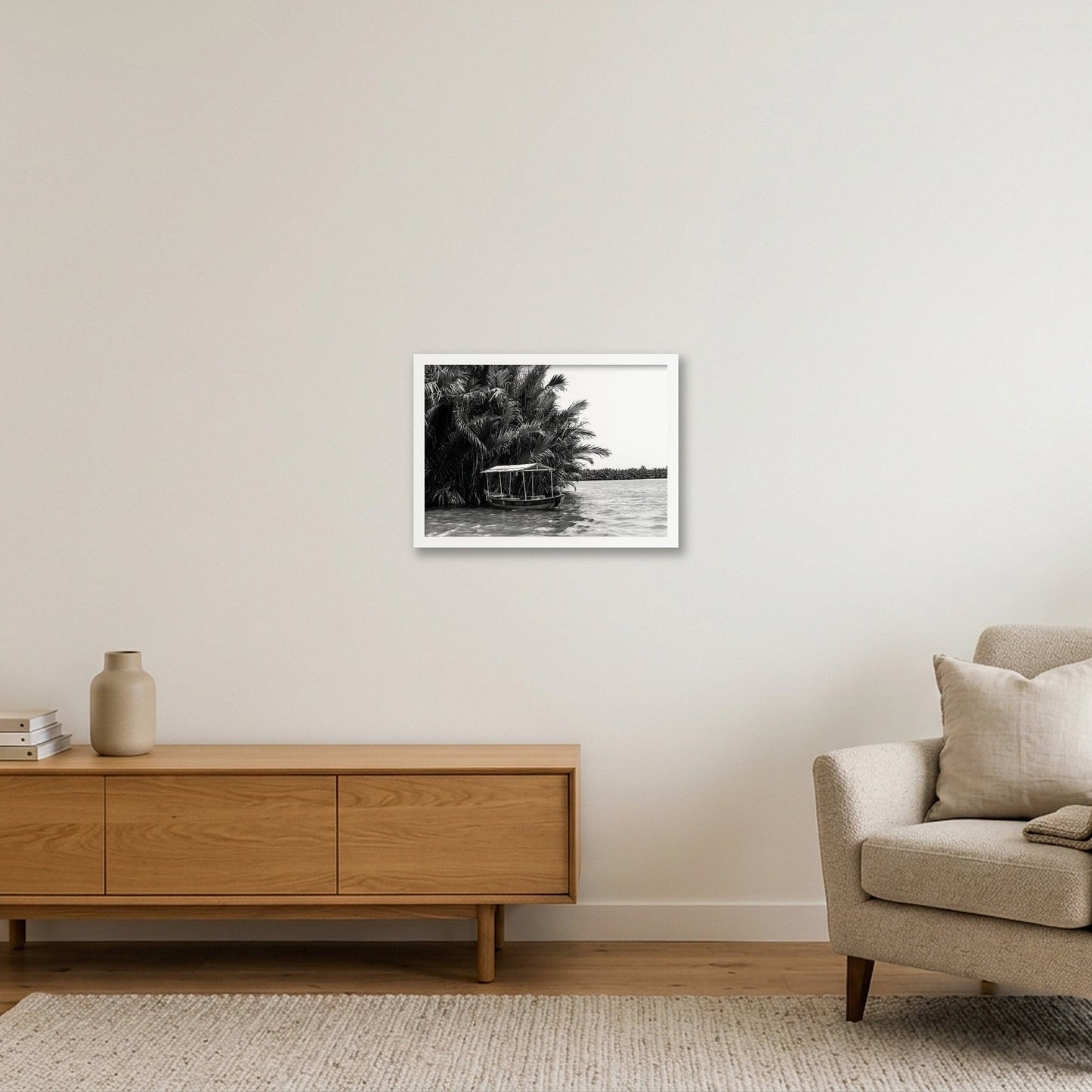 Tropical Stillness — A3 (42×30cm, 17×12") White Frame