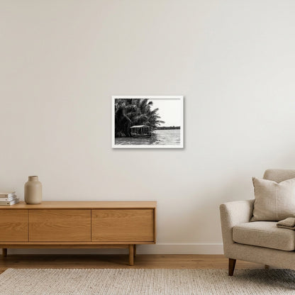 Tropical Stillness — A3 (42×30cm, 17×12") White Frame
