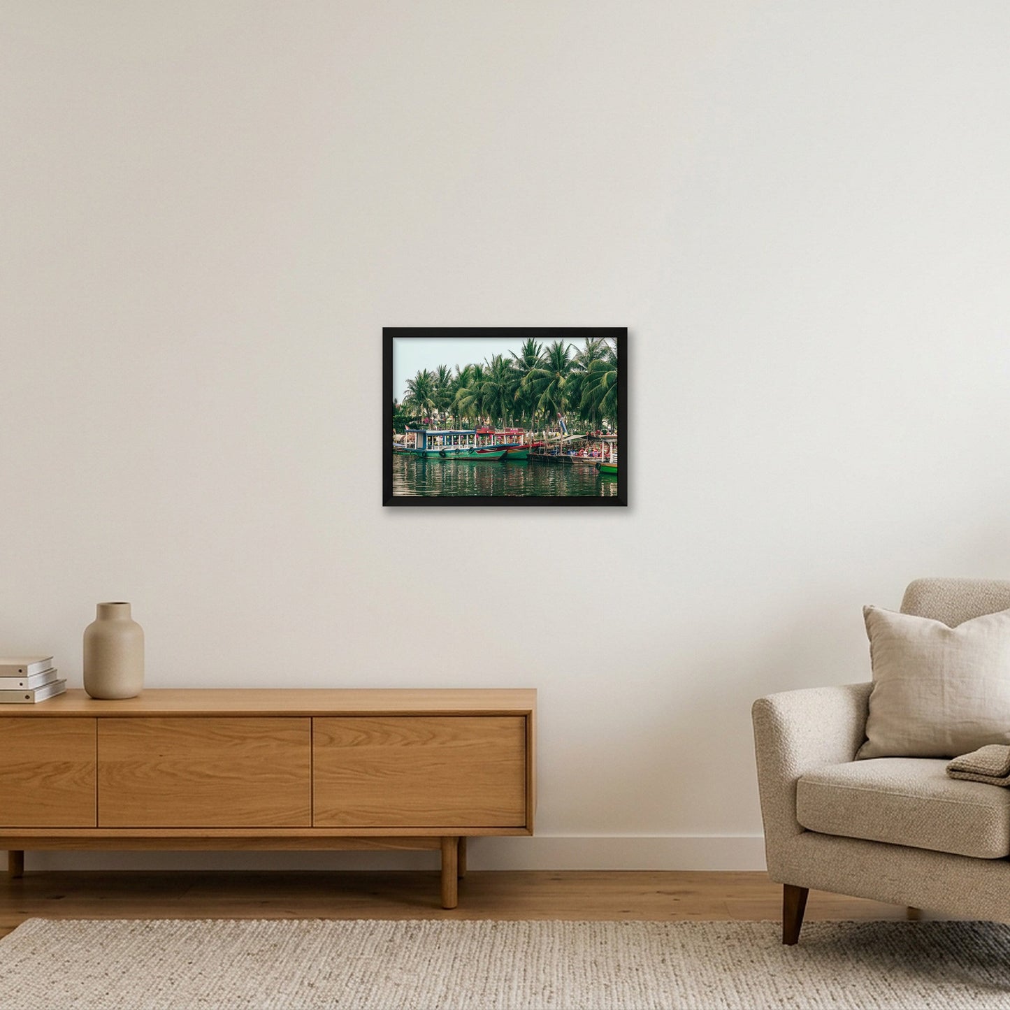 Colours of Hội An — A3 (42×30cm, 17×12") Black Frame
