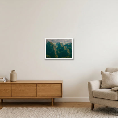 Stone Waves — A3 (42×30cm, 17×12") White Frame