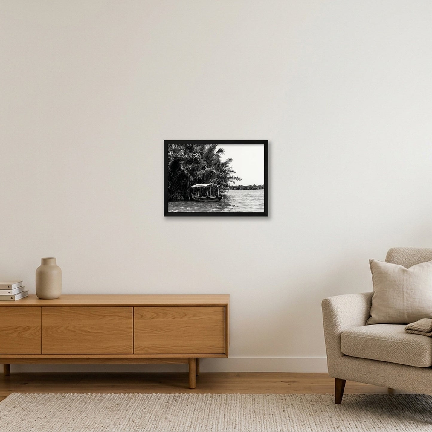 Tropical Stillness — A3 (42×30cm, 17×12") Black Frame