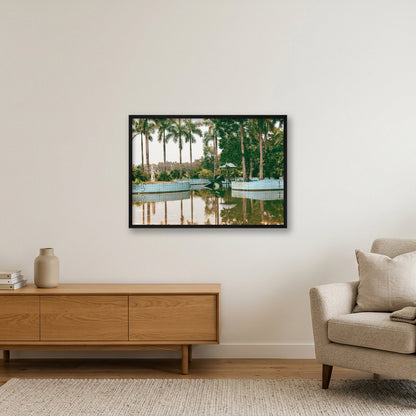 Echoes of Hồ Thuỷ Tiên — 84×59cm, 33×23" Black Frame