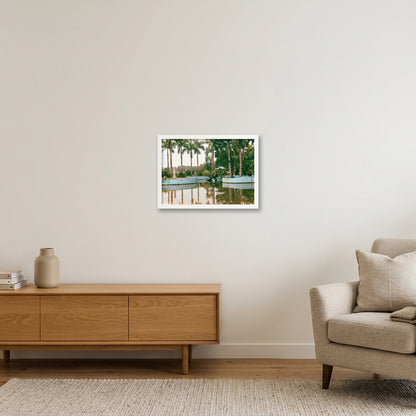Echoes of Hồ Thuỷ Tiên — A3 (42×30cm, 17×12") White Frame