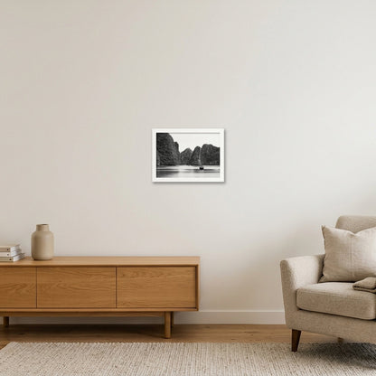 Lan Ha Silence — A4 (30×21cm, 12×8") White Frame