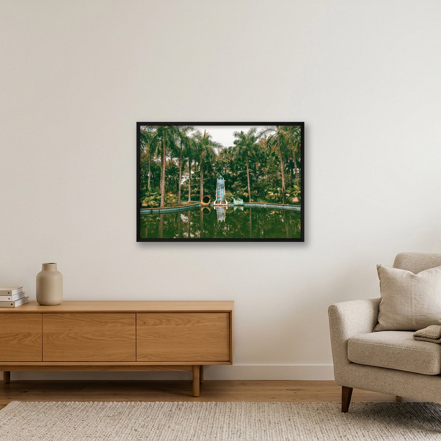 Forgotten Kingdom — 84×59cm, 33×23" Black Frame