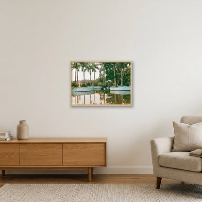 Echoes of Hồ Thuỷ Tiên — 59×42cm, 23×17" Oak Frame