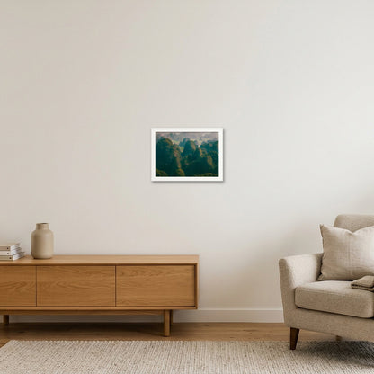 Stone Waves — A4 (30×21cm, 12×8") White Frame