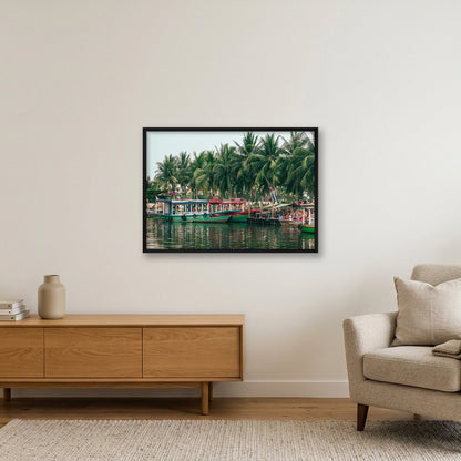 Colours of Hội An — 84×59cm, 33×23" Black Frame