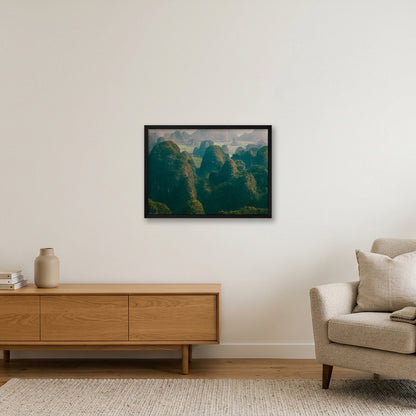 Stone Waves — 59×42cm, 23×17" Black Frame