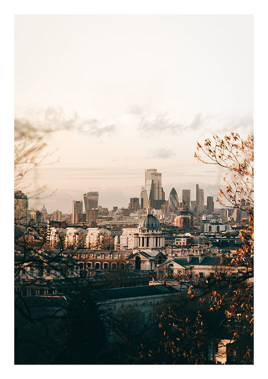 Autumn's Embrace Over London