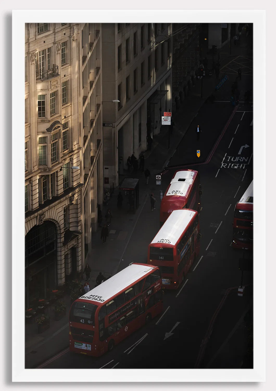 London’s Double-Deckers from Above