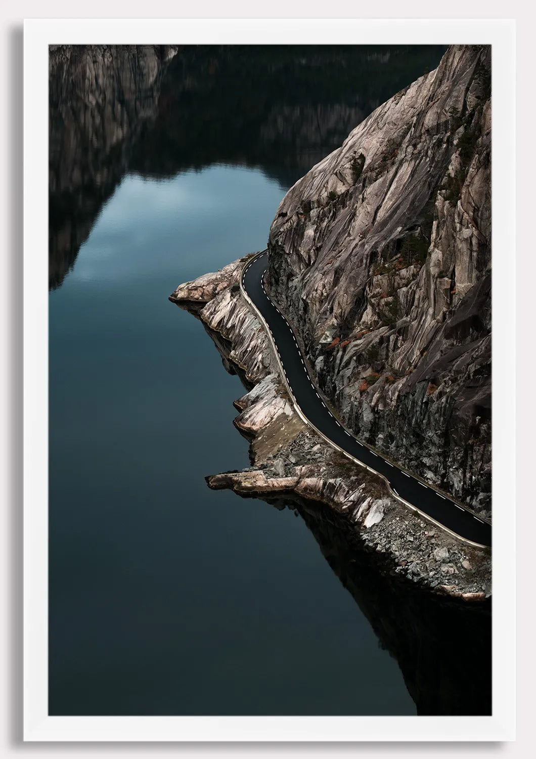 Surreal Path Beneath the Majestic Rock