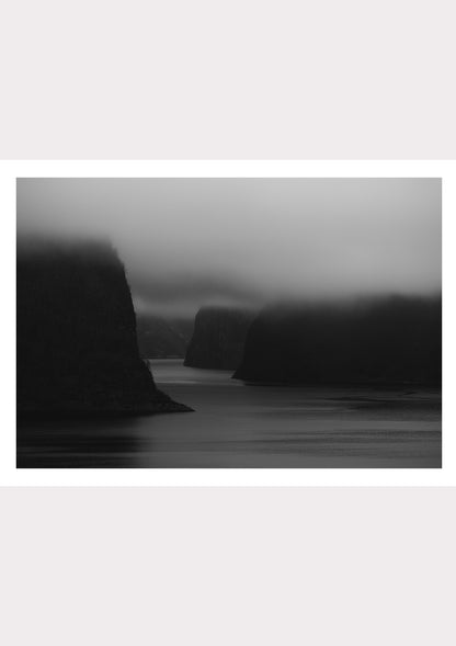 Fjords in Monochrome