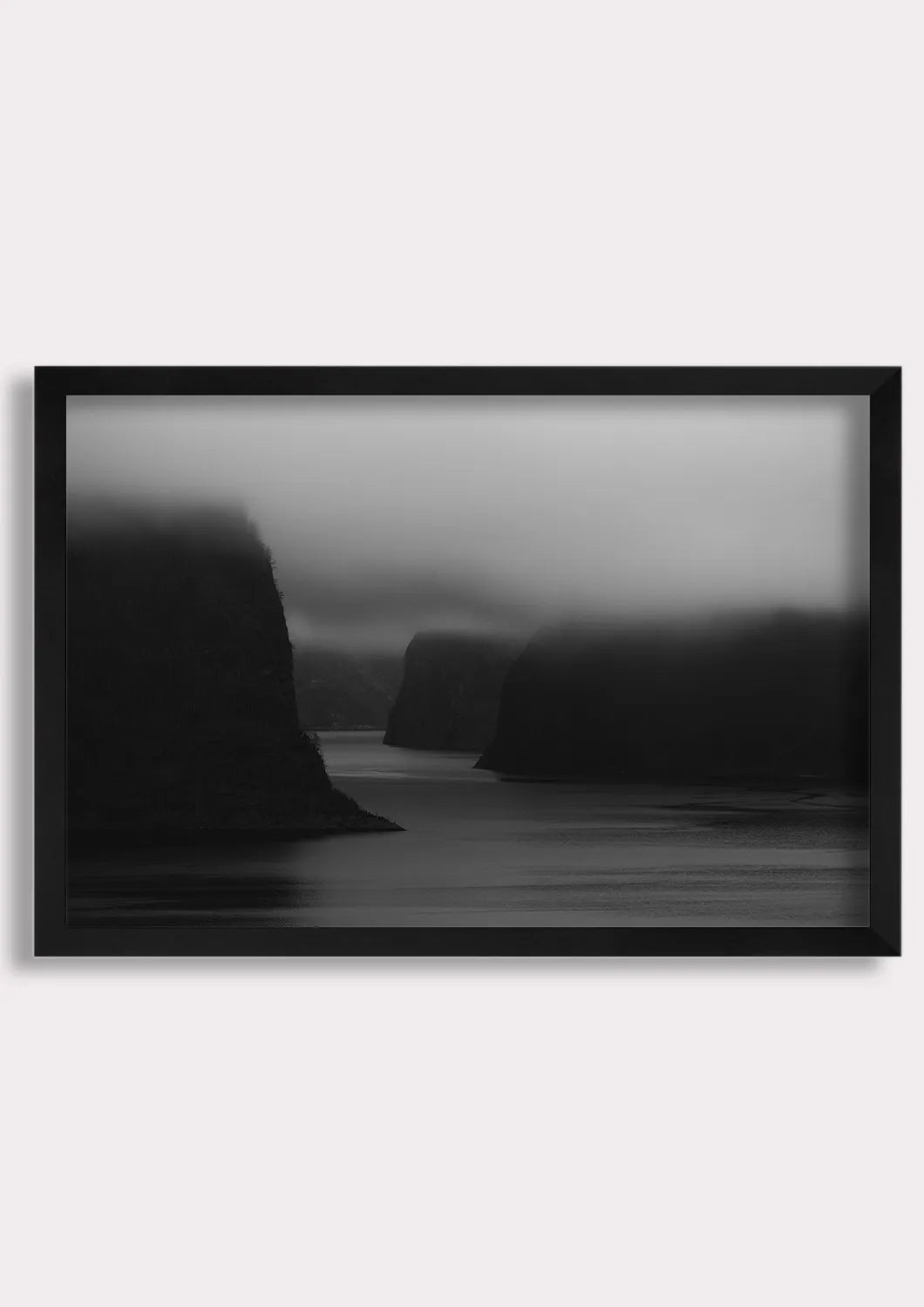 Fjords in Monochrome