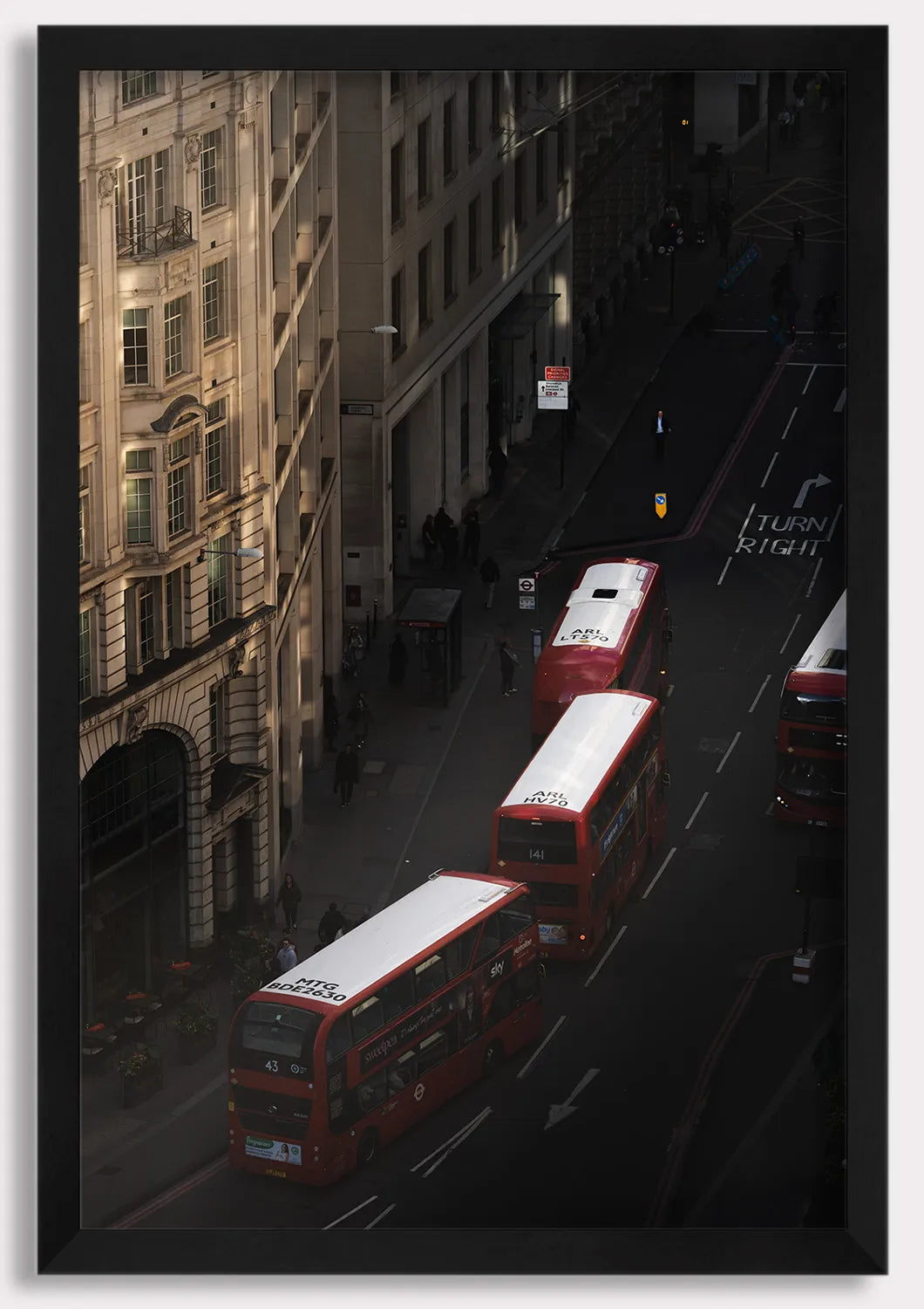 London’s Double-Deckers from Above