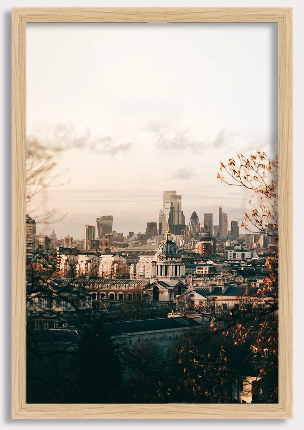 Autumn's Embrace Over London