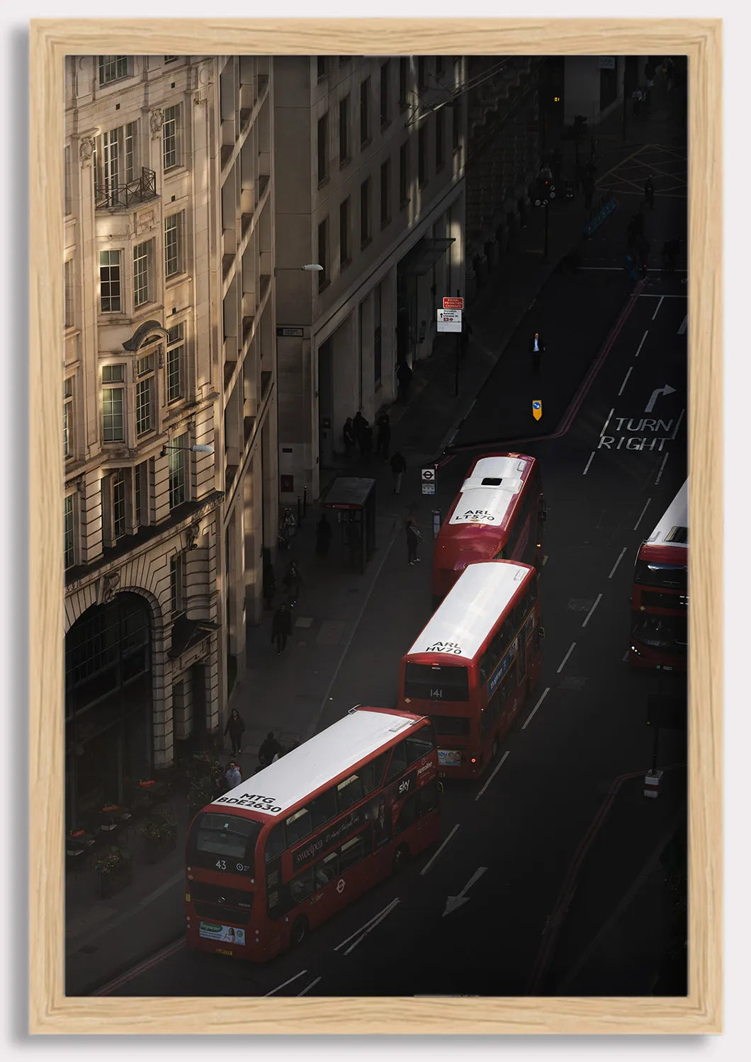 London’s Double-Deckers from Above