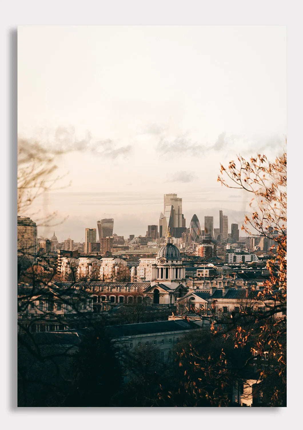 Autumn's Embrace Over London