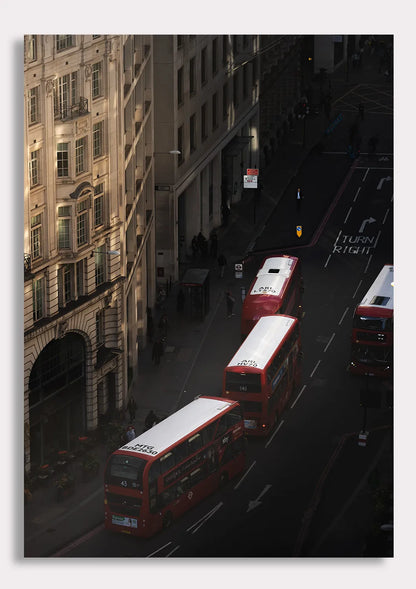 London’s Double-Deckers from Above