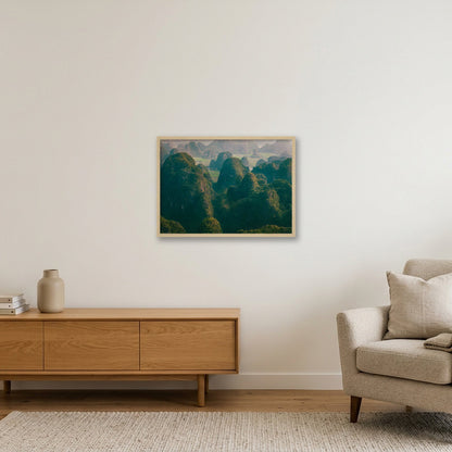 Stone Waves — 59×42cm, 23×17" Oak Frame