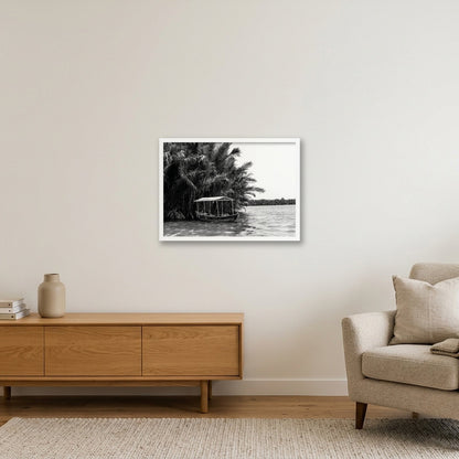 Tropical Stillness — 59×42cm, 23×17" White Frame