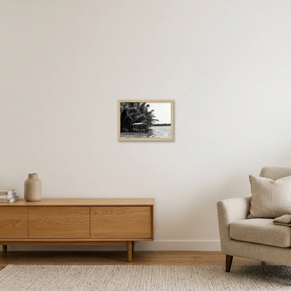 Tropical Stillness — A4 (30×21cm, 12×8") Oak Frame