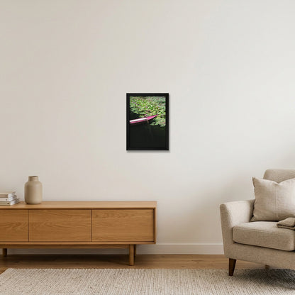 Lotus Drift — A4 (21×30cm, 8×12") Black Frame