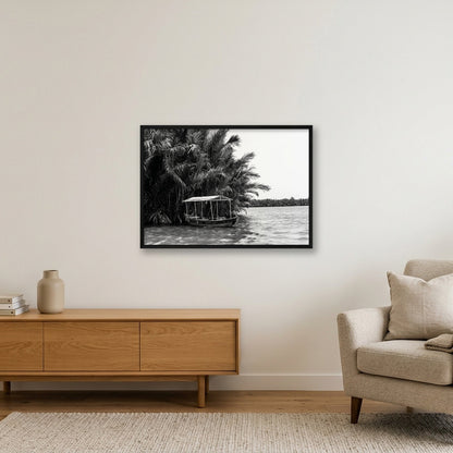 Tropical Stillness — 84×59cm, 33×23" Black Frame