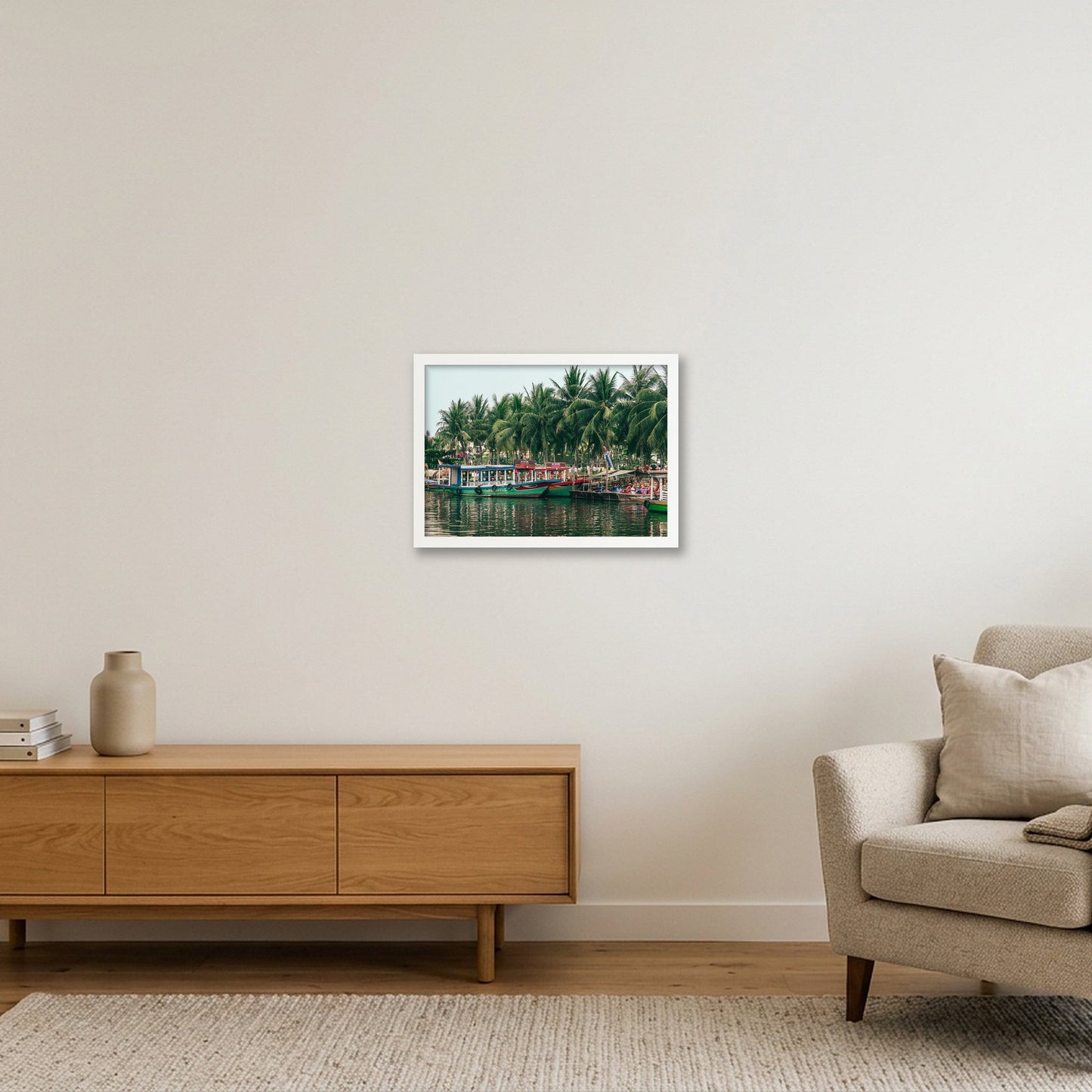 Colours of Hội An — A3 (42×30cm, 17×12") White Frame