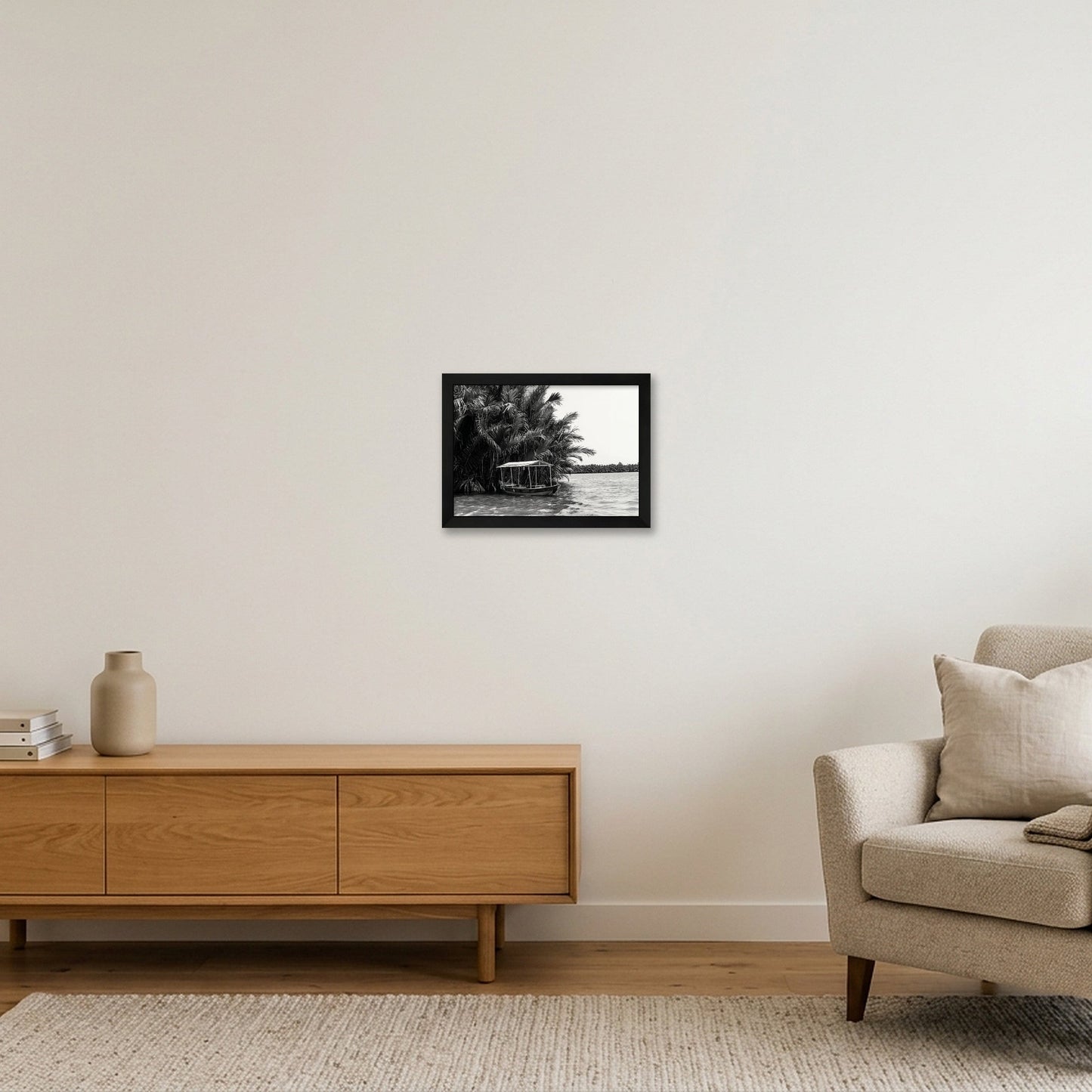 Tropical Stillness — A4 (30×21cm, 12×8") Black Frame